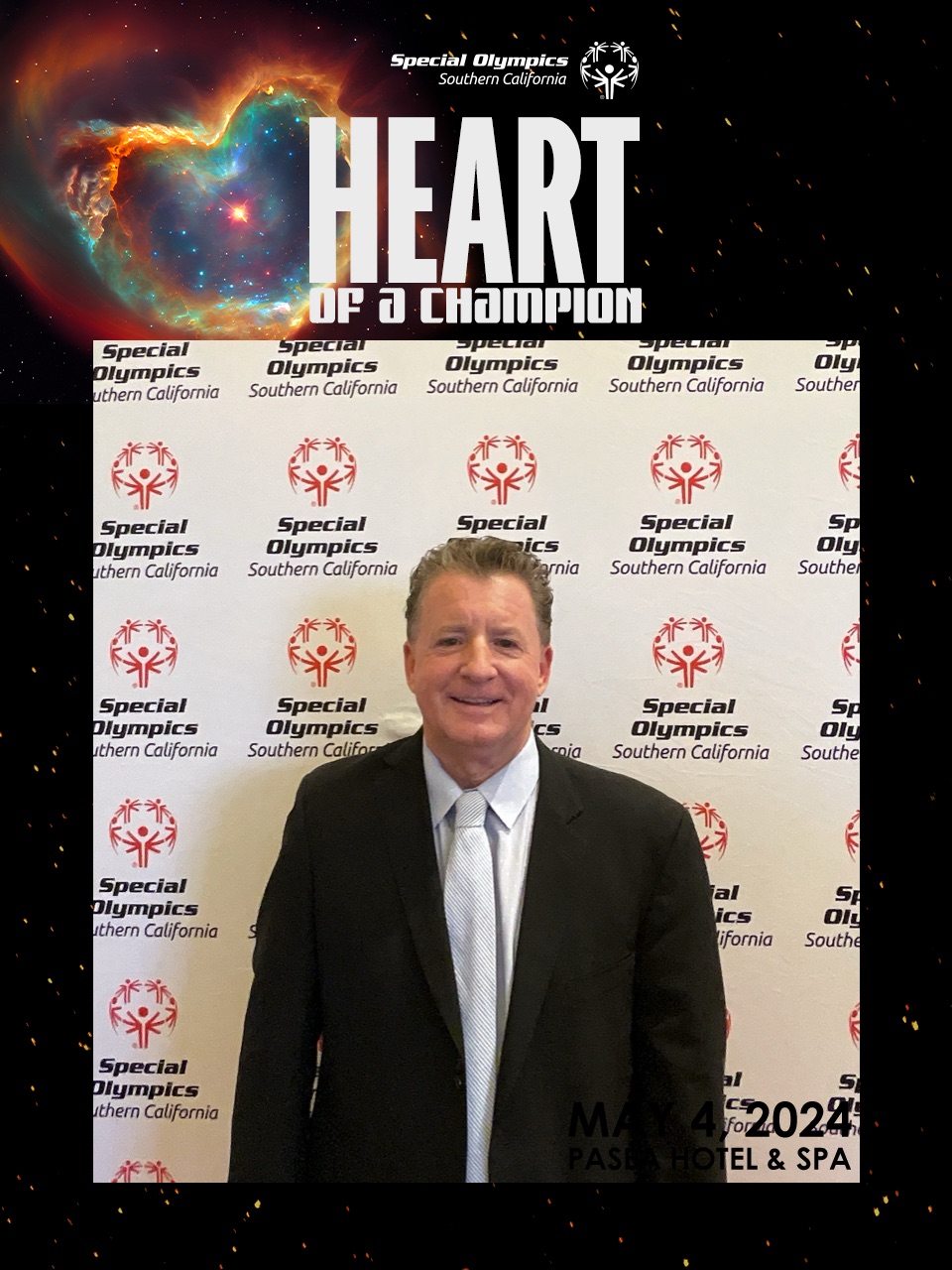 Tim recognized at the Special Olympics Southern California Heart of a Champion gala
